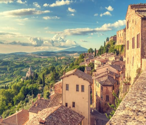 Brunello di Montalcino vineyards Siena